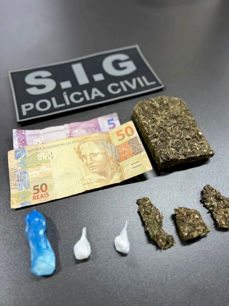 Polícia Civil prende suspeito de tráfico de drogas